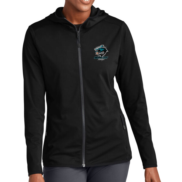 Shark City Hoops Ladies Circuit Hooded Full Zip Thumbnail