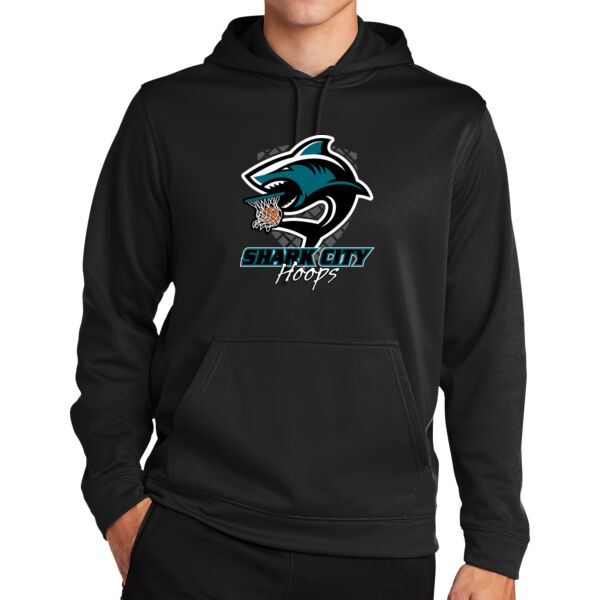 Shark City Hoops Sport Wick ® Fleece Hooded Pullover Thumbnail