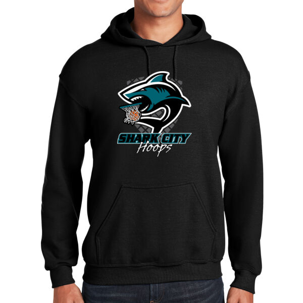 Shark City Hoops Heavy Blend Hooded Sweatshirt Thumbnail