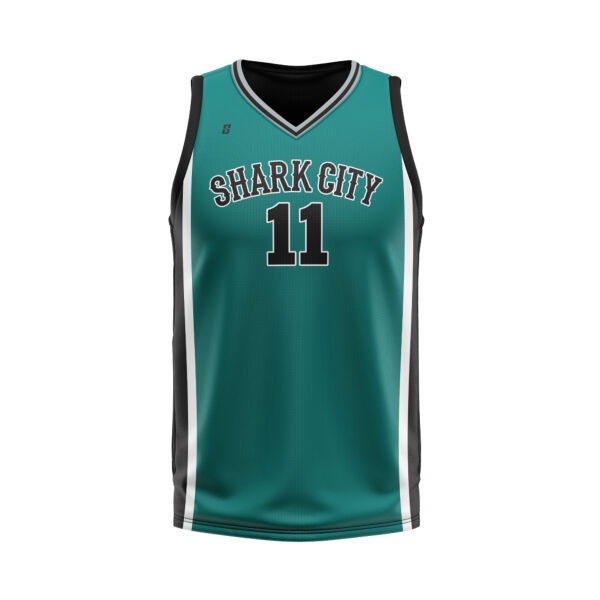Shark City Hoops Game Day Home Jersey Thumbnail